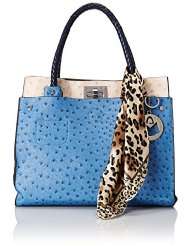 MG Collection Dorit Ostrich Embossed Office Tote by MG Collection....