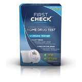 12 Drug Test, Home by First Check
