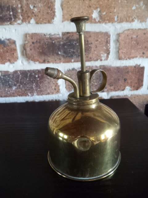 Beautiful Brass Oil Canister