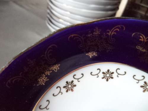 Scalloped Gold Rimmed Bowls - COSMOS - USA IMPORT