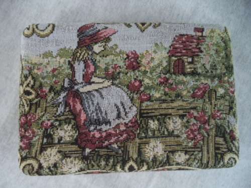 Vintage Tapestry Jewelry Box