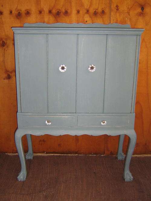 PAINTED BALL AND CLAW CABINET