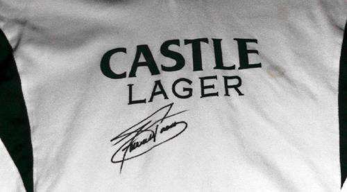 FRANCOIS PIENAAR AUTOGRAPHED RUGBY JERSEY WITH COA