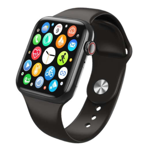 W98 Smart Watch, Activity Tracker, Oximeter, Thermometer & Immunity Check - Obsidian Black