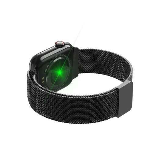 W98 Smart Watch, Activity Tracker, Oximeter, Thermometer & Immunity Check - Obsidian Black