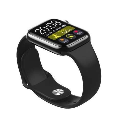 W98 Smart Watch, Activity Tracker, Oximeter, Thermometer & Immunity Check - Obsidian Black