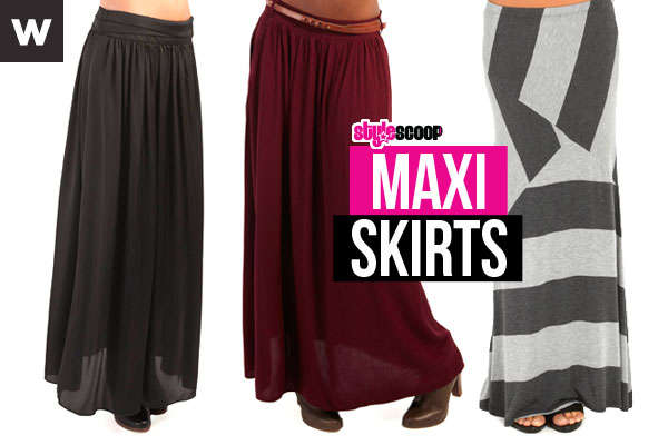 Woolworths Maxi-length Satin Skirt (Black) SIZE 8