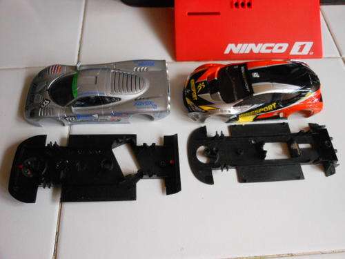 NINCO MOSLER AND MEGANE BODIES AND CHASSIS-   USED!!
