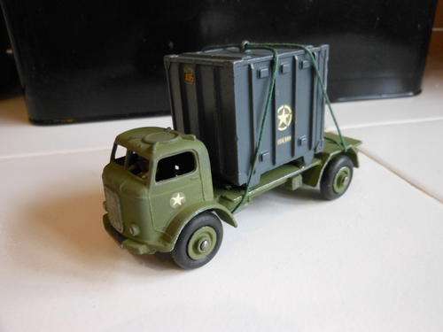 DINKY TOY -- ARMY TRUCK WITH LOAD  --RESTORED--SUPURB !!-CODE 3