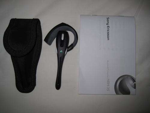 Sony Ericsson HBH-35 Wireless Bluetooth Headset with car charger