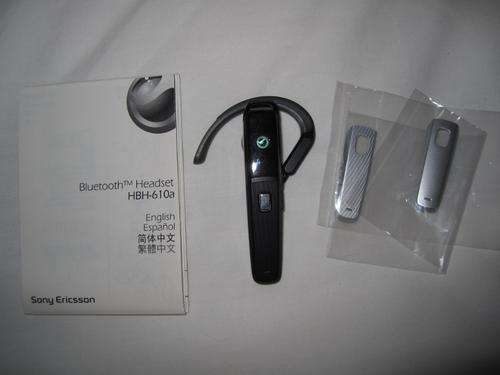 Sony Ericsson HBH-610a Wireless Bluetooth Headset with car charger