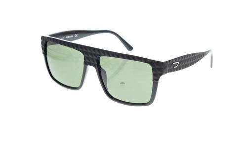 *** LATEST 2015 DIESEL SUNGLASSES DL0044-01N GLOSS BLACK / GREEN***R2799 VALUE***
