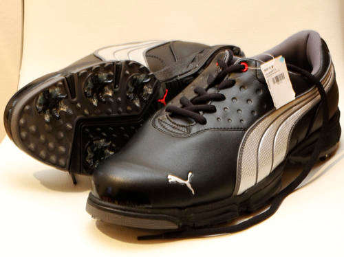 Shop Soiled Puma Men's Amp Sport Golf Shoes (UK Size 8 only)