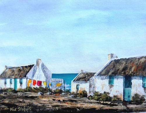 ' THE COUNTRY LIFE SERIES' Original signed acrylic by Nick Stobart.