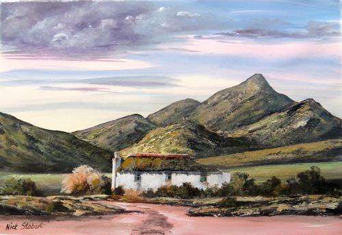 ' AFRICAN DREAMS ' Original signed acrylic by Nick Stobart.