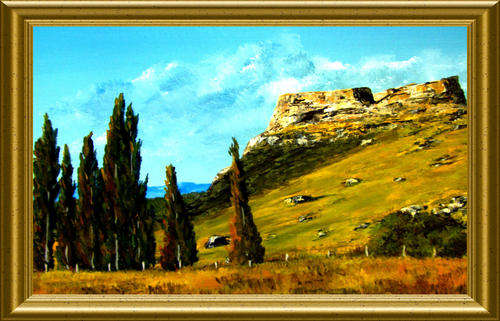 '' CLARENS WANDER '' Original signed acrylic by Nick Stobart.