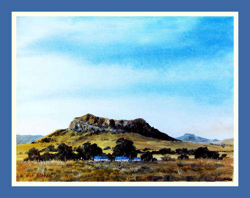 '' FABULOUS FREESTATE '' Original signed acrylic by Nick Stobart.