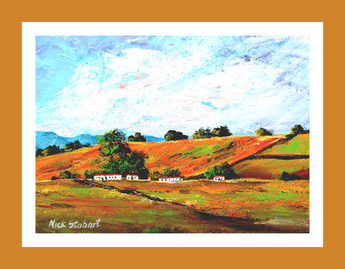 '' MIDLANDS MEANDER '' Original signed acrylic by Nick Stobart.
