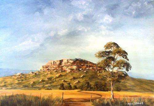 'GATEWAY TO PEACE' Original signed acrylic by Nick Stobart