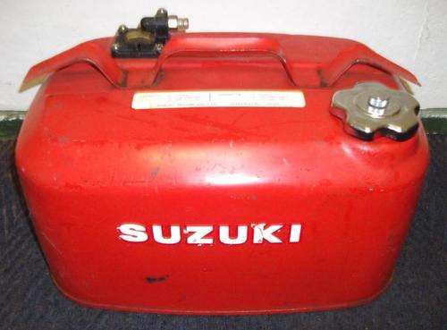 Vintage Suzuki outboard boat tank
