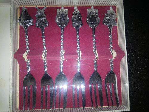 Royal dutch silverworks Elweretta cake fork in original box