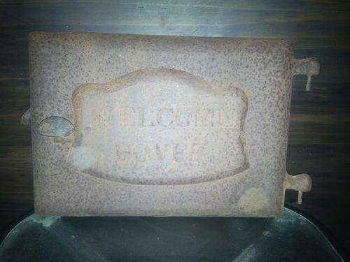 Vintage Welcome Dover Coal Stove Oven Door