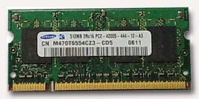 Samsung 512MB 533Mhz Notebook Memory