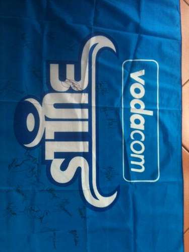 Blue Bulls Signed flag - 21 signatures