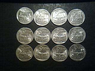12 X GOOD GRADE R5 INAUGURATION COINS