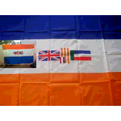 What a find ! 280cm x 175cm Old S.AFRICAN flag