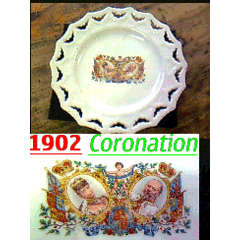 Antique 1902 Coronation plate