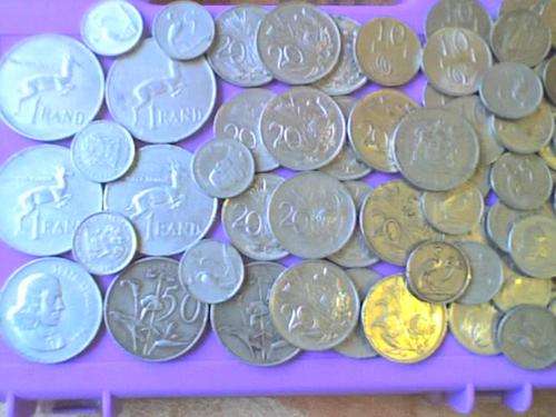 Very nice R.S.A Nickel coin mix @ 5c, 10c , 20c , 50c and R1 coins.