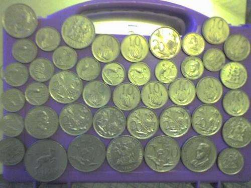 Small collection of S.A nickel coins