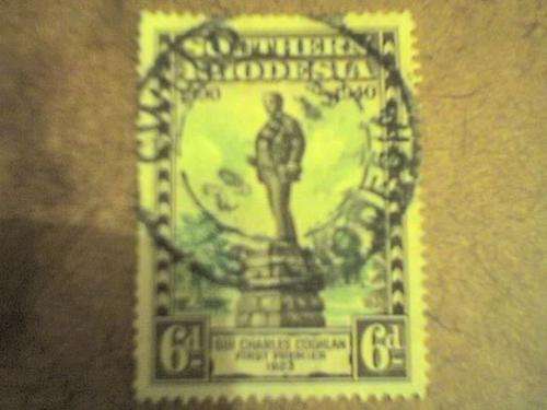 SOUTHERN RHODESIA 6d stamp - used