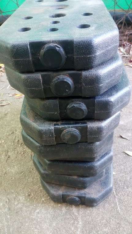 Gym Cable Exercise Machine Plates Weights - 7 x 5 Kg