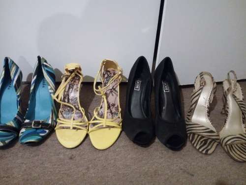 Womens heels 4 pairs