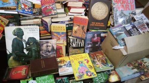 Books Assorted - PER BOOK to take all 1500. Children's, novels, recipe books,