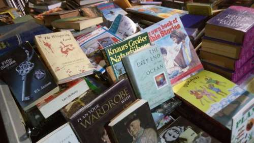 Books Assorted - PER BOOK to take all 1500. Children's, novels, recipe books,
