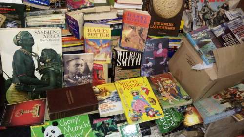Books Assorted - PER BOOK to take all 1500. Children's, novels, recipe books,