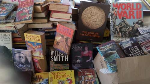 Books Assorted - PER BOOK to take all 1500. Children's, novels, recipe books,