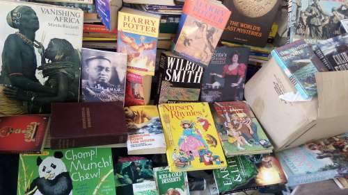 Books Assorted - PER BOOK to take all 1500. Children's, novels, recipe books,