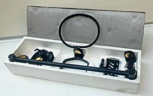 Bathroom Towel Ring and Rail Set