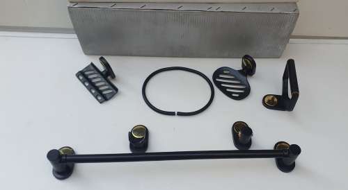 Bathroom Towel Ring and Rail Set