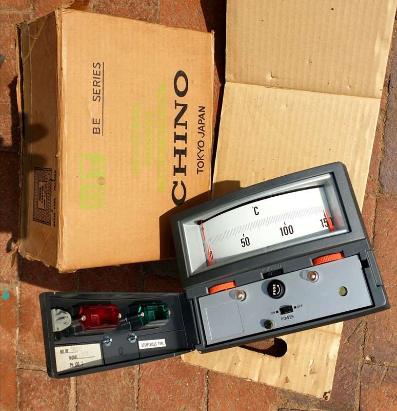CHINO Analog Temperature Control Panel Meter (BID PER UNIT)!!!