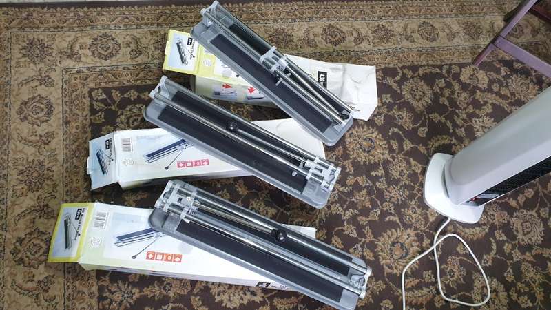 UNUSED 430mm Manual Tile Cutter (BID PER PIECE)!!!