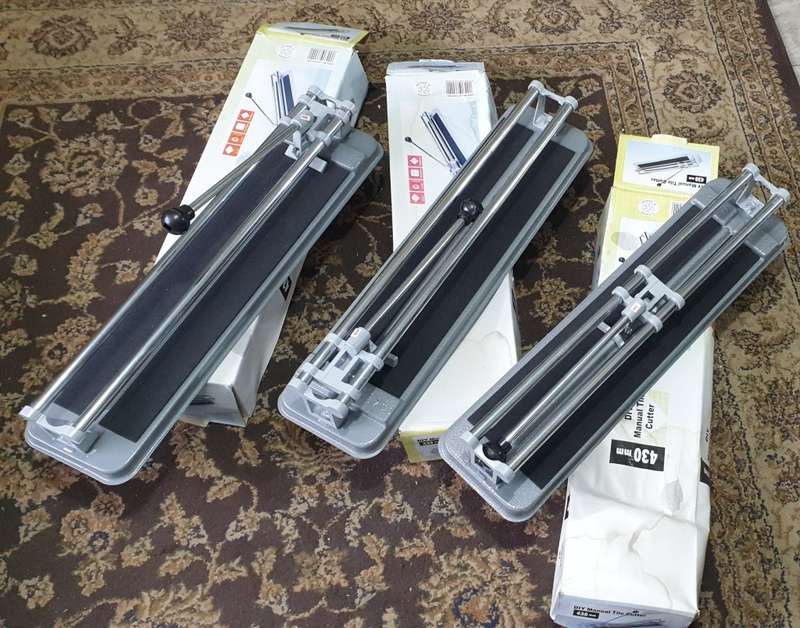 UNUSED 430mm Manual Tile Cutter (BID PER PIECE)!!!