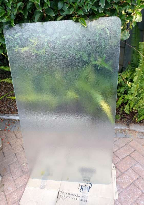 COLLECTION ONLY...Outdoor Tempered Glass Table Tops