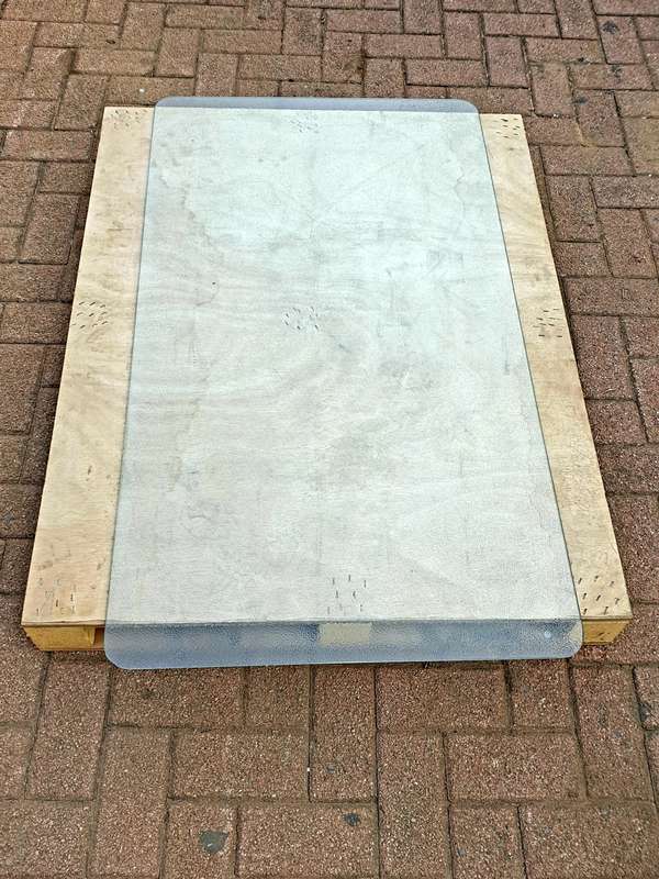 COLLECTION ONLY...Outdoor Tempered Glass Table Tops