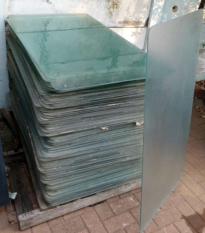 COLLECTION ONLY...Outdoor Tempered Glass Table Tops