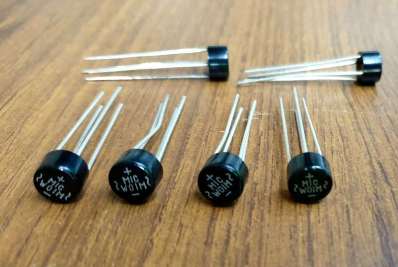 WOM Circular Silicon Round Bridge Rectifier Diode (BID PER PARCKET of 100x)!!!